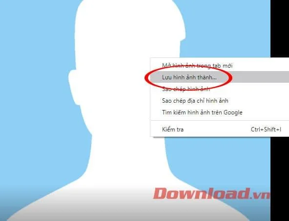 Save the avatar image