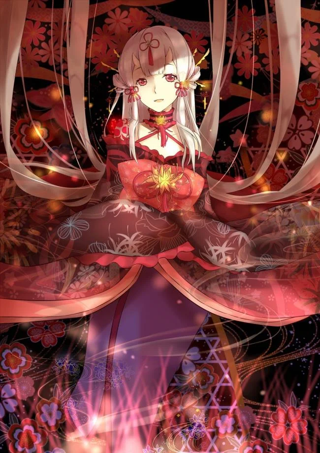Penyusunan bunga humanoid anime yang paling indah
