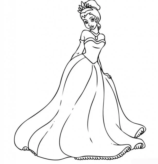Colección de bellas páginas para colorear princesa de Cenicienta