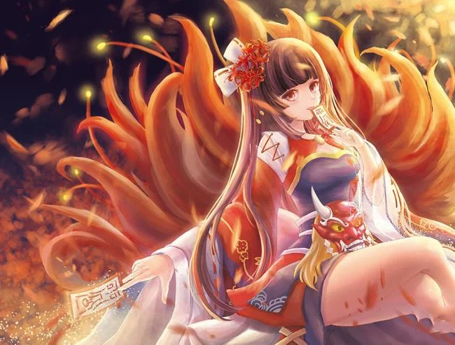 Penyusunan bunga humanoid anime yang paling indah