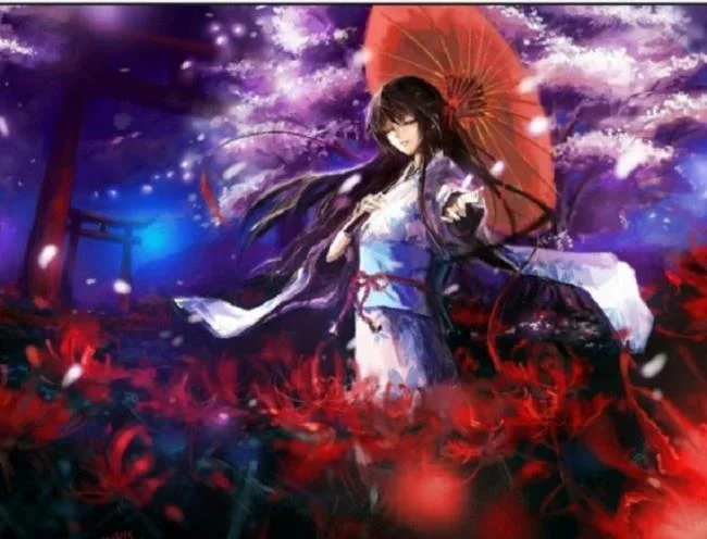 Penyusunan bunga humanoid anime yang paling indah
