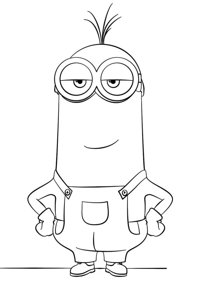 Koleksi gambar mewarnai Minion terbaik untuk anak-anak