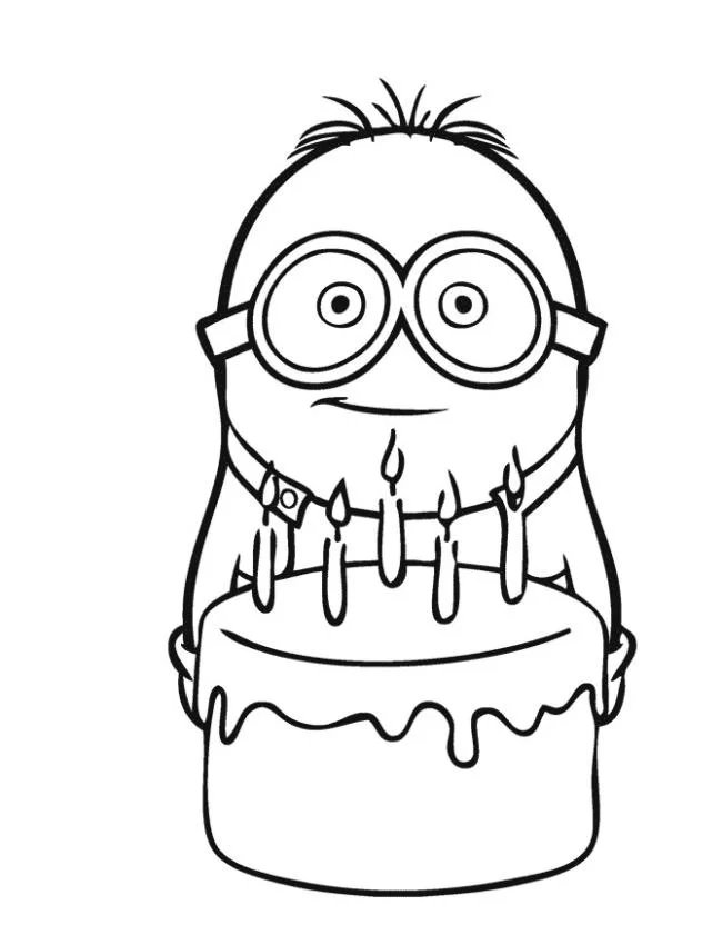 Koleksi gambar mewarnai Minion terbaik untuk anak-anak