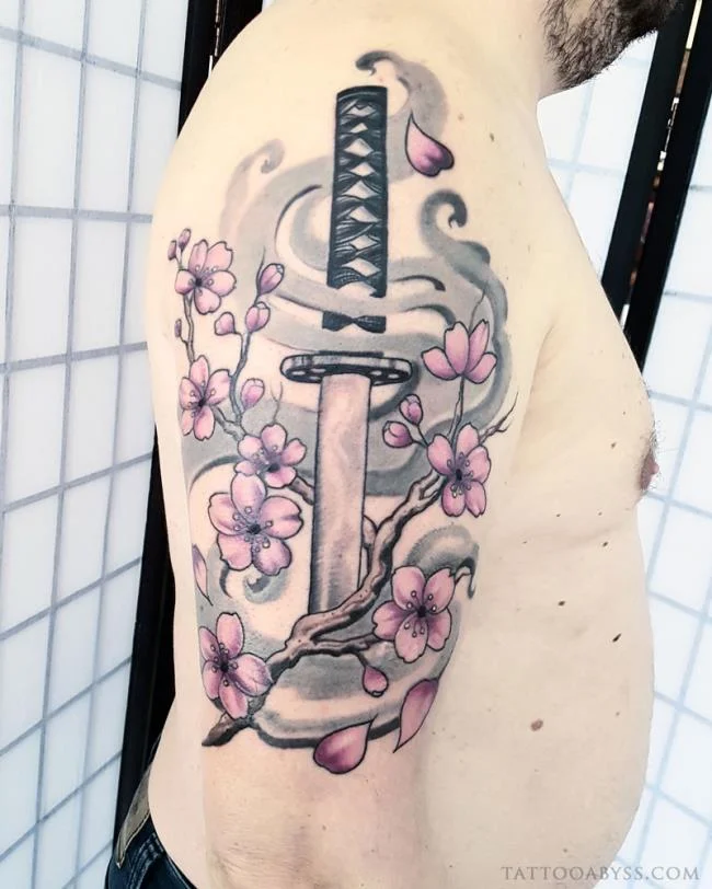 Colección de 50 muestras de tatuajes de sakura extremadamente hermosos y de calidad