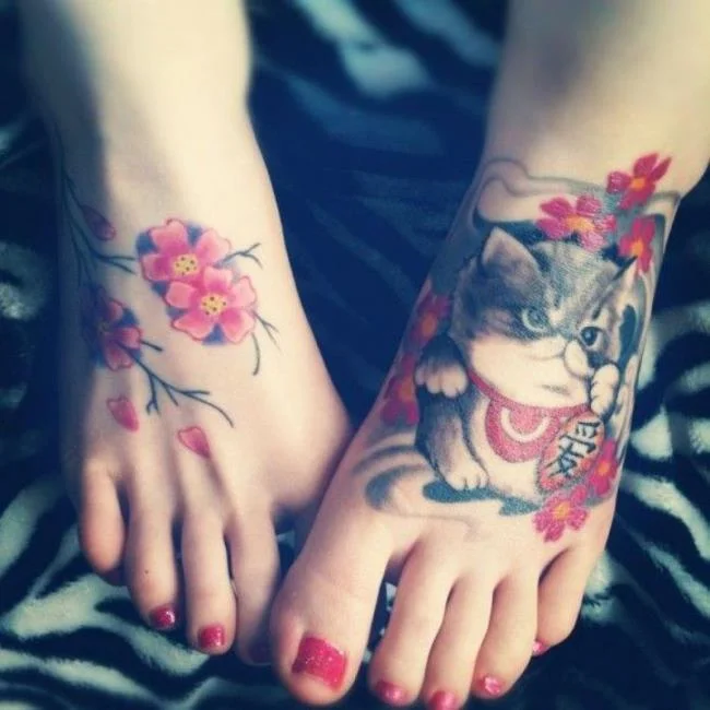 Colección de 50 muestras de tatuajes de sakura extremadamente hermosos y de calidad