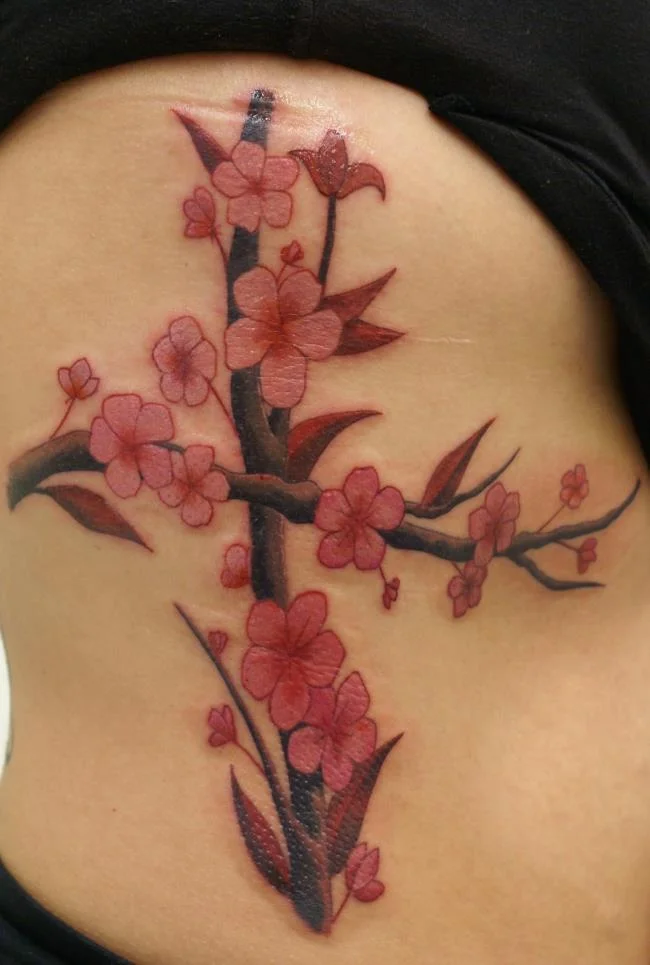 Colección de 50 muestras de tatuajes de sakura extremadamente hermosos y de calidad