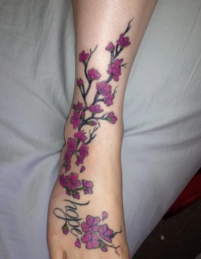 Colección de 50 muestras de tatuajes de sakura extremadamente hermosos y de calidad