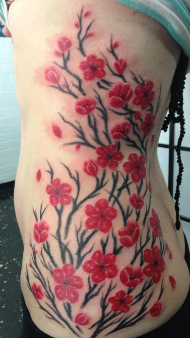Colección de 50 muestras de tatuajes de sakura extremadamente hermosos y de calidad