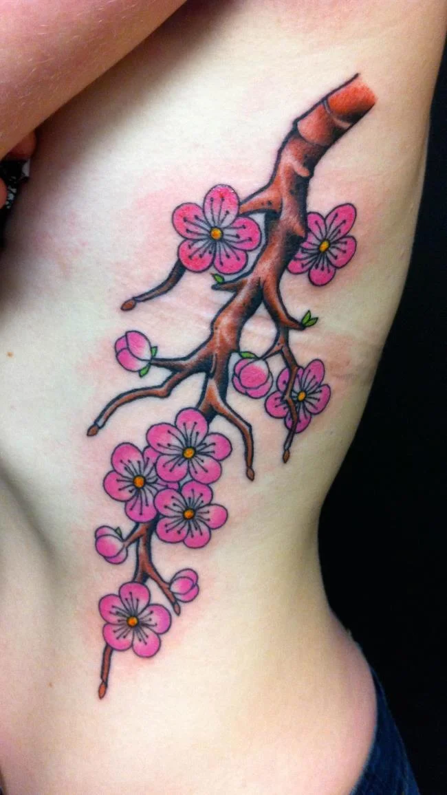 Colección de 50 muestras de tatuajes de sakura extremadamente hermosos y de calidad
