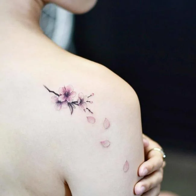 Colección de 50 muestras de tatuajes de sakura extremadamente hermosos y de calidad