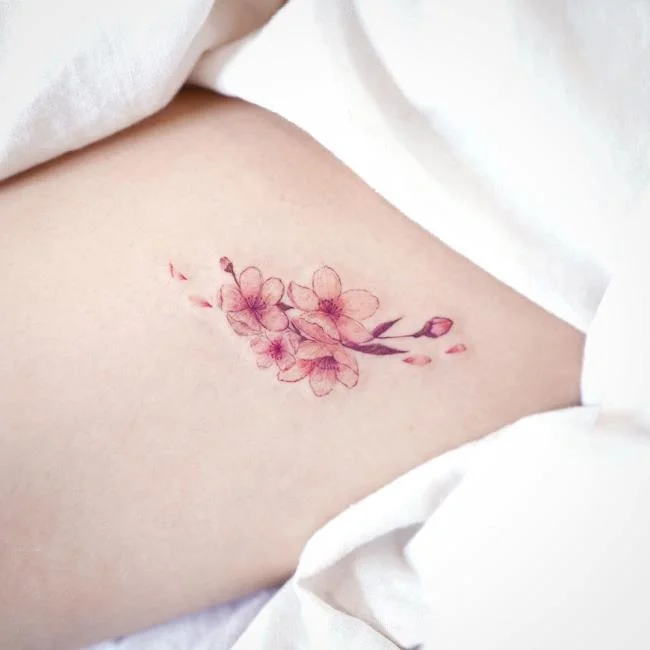 Colección de 50 muestras de tatuajes de sakura extremadamente hermosos y de calidad