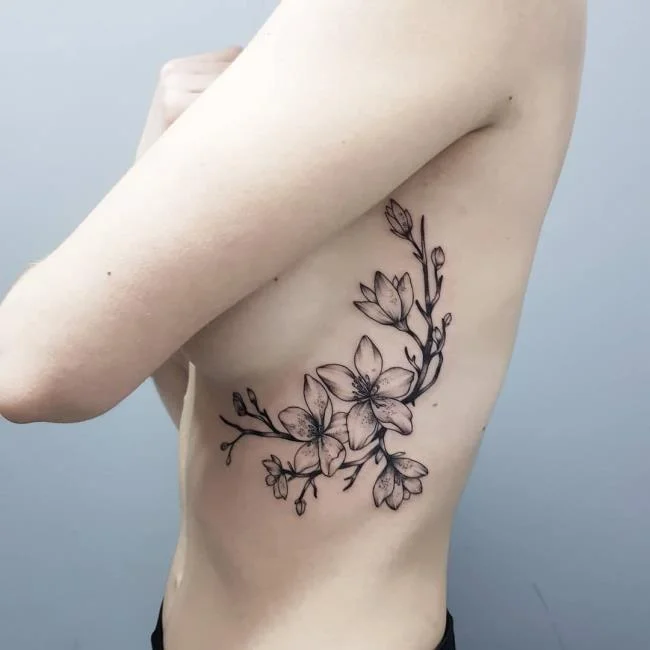 Colección de 50 muestras de tatuajes de sakura extremadamente hermosos y de calidad