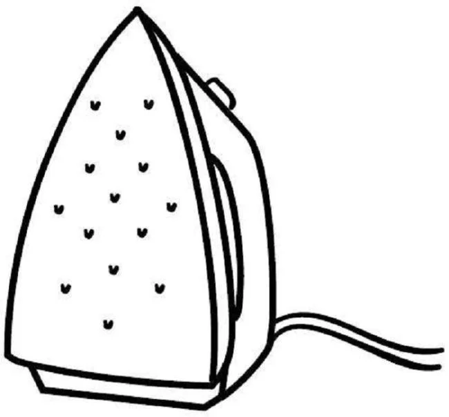 Ringkasan gambar mewarnai peralatan rumah tangga untuk anak-anak untuk berlatih mewarnai