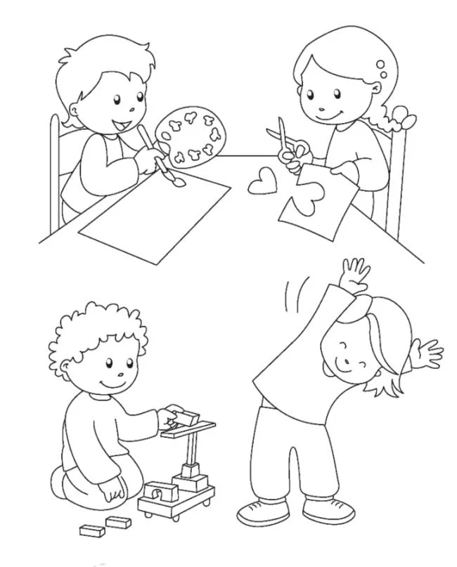 Colección de las más bellas imágenes para colorear de preescolar