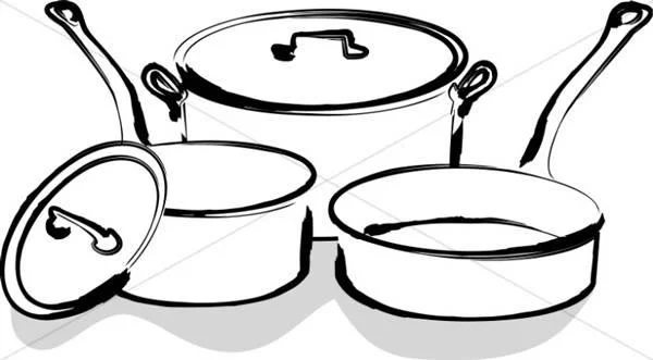 Ringkasan gambar mewarnai peralatan rumah tangga untuk anak-anak untuk berlatih mewarnai