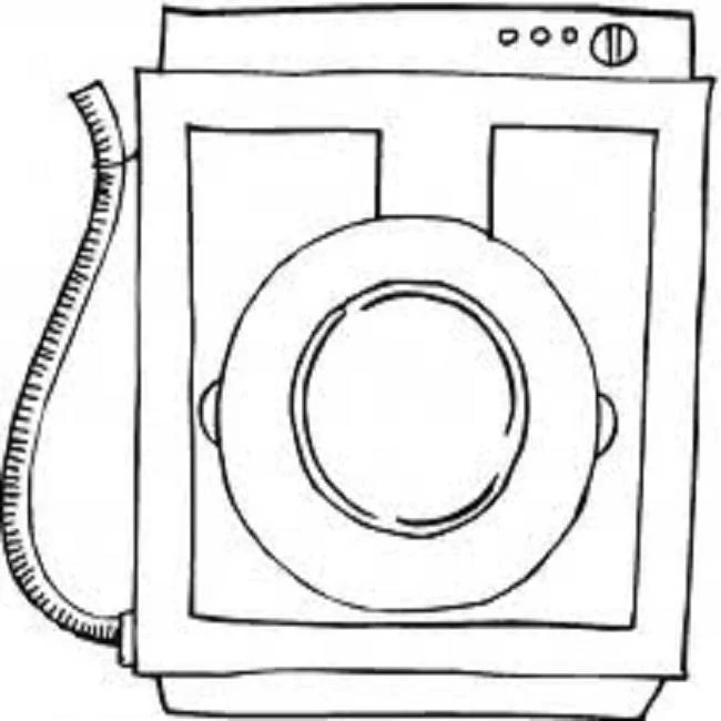 Ringkasan gambar mewarnai peralatan rumah tangga untuk anak-anak untuk berlatih mewarnai