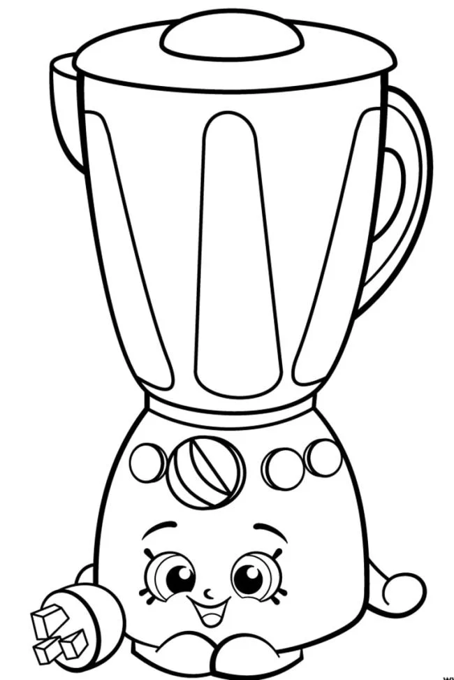 Ringkasan gambar mewarnai peralatan rumah tangga untuk anak-anak untuk berlatih mewarnai