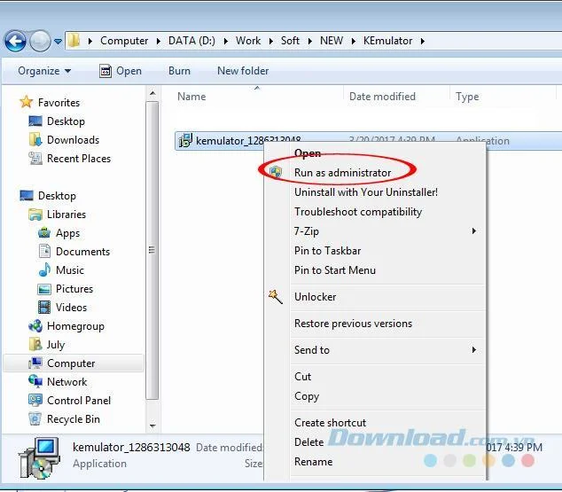 Fix Java KEmulator emulator error does not work