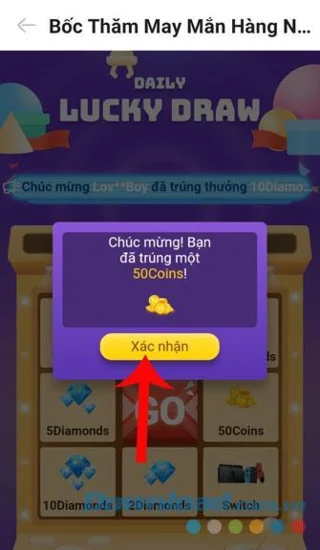 Spin Result on Nimo TV Spin Result