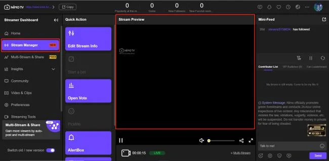 Stream Manager