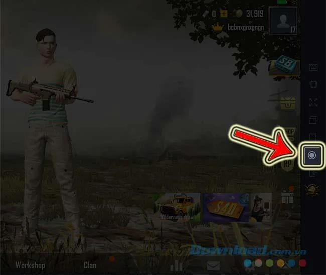 How to rotate the screen playing PUBG Mobile on GameLoop