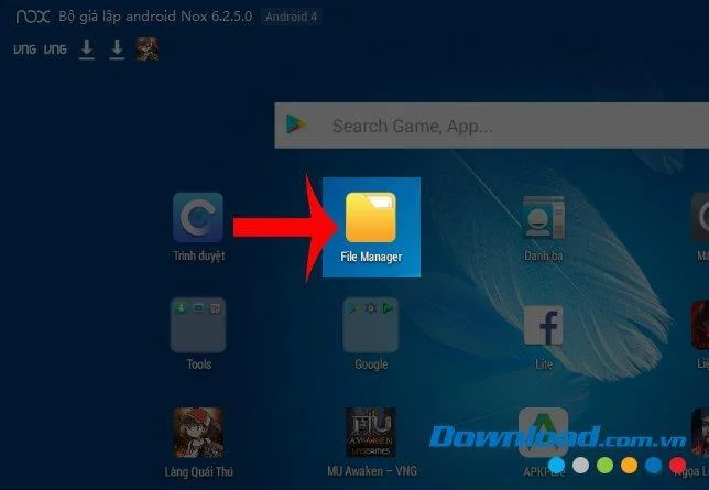 File Manager in NoxPlayer