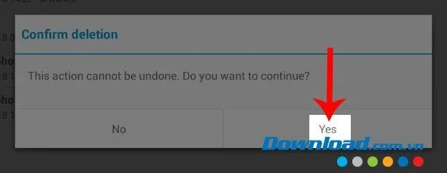 Deletion Confirmation