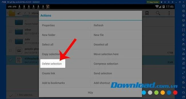 How to delete videos on NoxPlayer