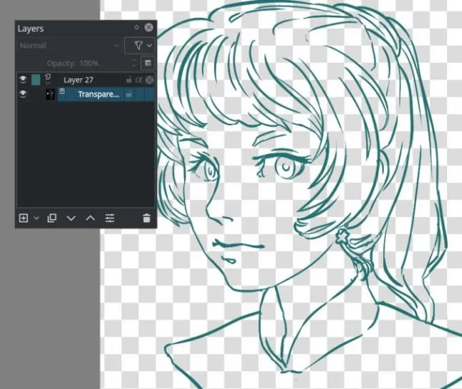 Anleitung zum Ausmalen von Bildern mit Krita