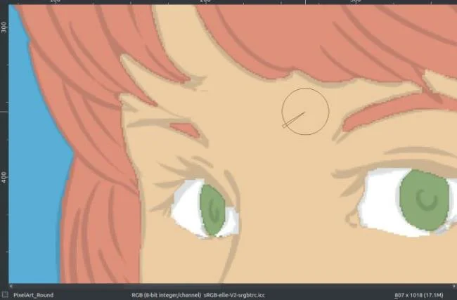 Anleitung zum Ausmalen von Bildern mit Krita