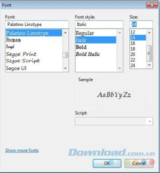 Anweisungen zum Ändern von Schriftarten in Skype