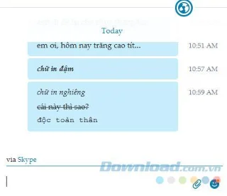 Anweisungen zum Ändern von Schriftarten in Skype
