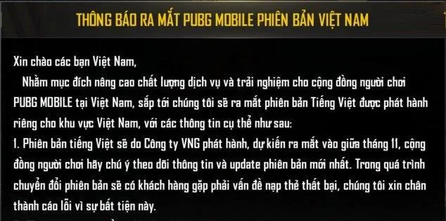 Comment synchroniser les comptes PUBG Mobile Vietnam et International