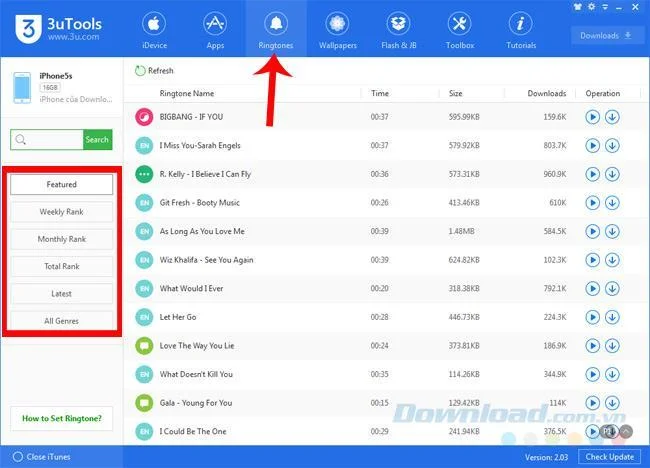 Trois façons de créer des sonneries iPhone, iPad simplement avec 3uTools