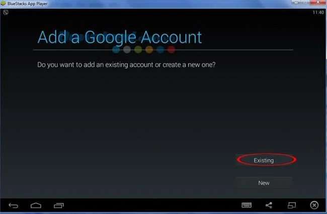 Instructions pour changer de compte lors de lutilisation de BlueStacks