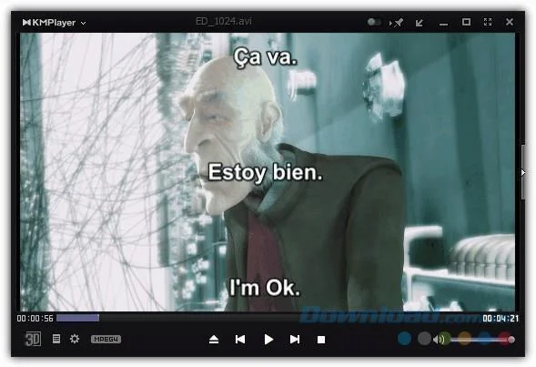 Instructions pour regarder des vidéos avec de nombreux sous-titres