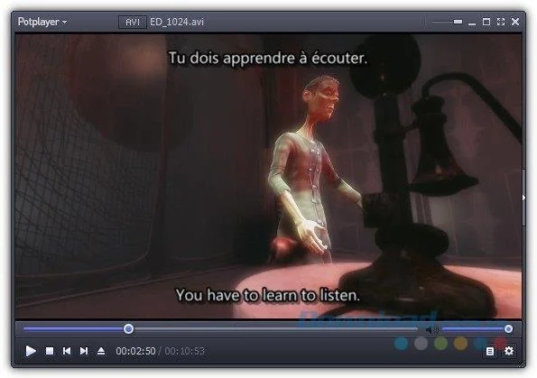 Instructions pour regarder des vidéos avec de nombreux sous-titres