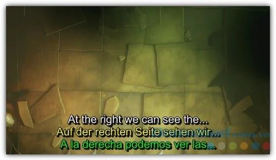 Instructions pour regarder des vidéos avec de nombreux sous-titres