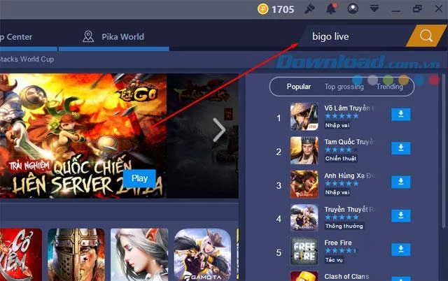 Comment installer Bigo Live sur un ordinateur portable