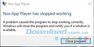 Résumé des erreurs courantes de NoxPlayer