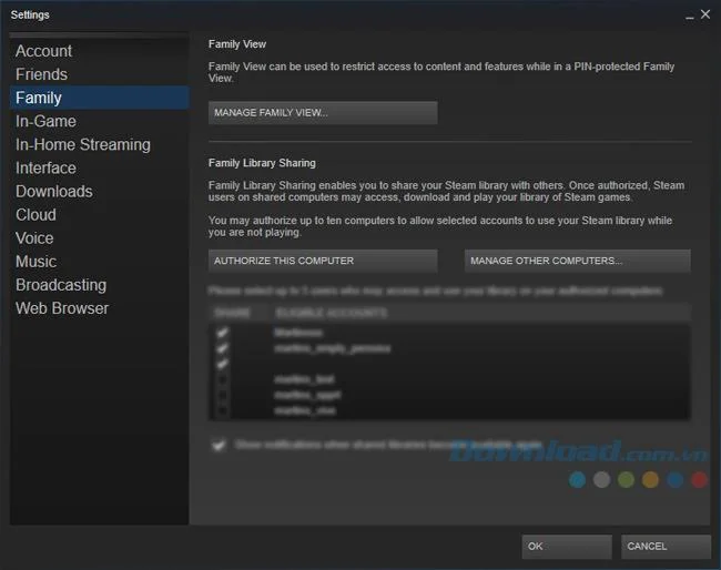 Comment configurer et désactiver le partage familial sur Steam