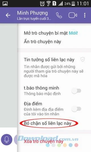 Comment bloquer les spams sur Viber