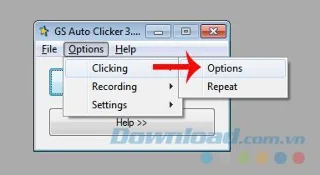 GS Auto Clicker manuel pour jouer automatiquement au jeu