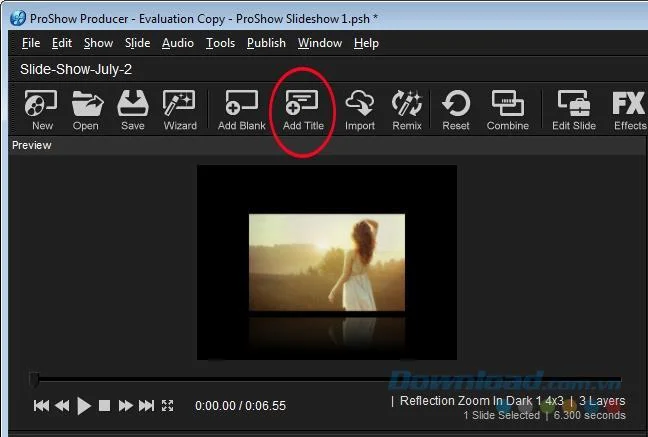 Comment insérer du texte dans des vidéos ProShow Producer