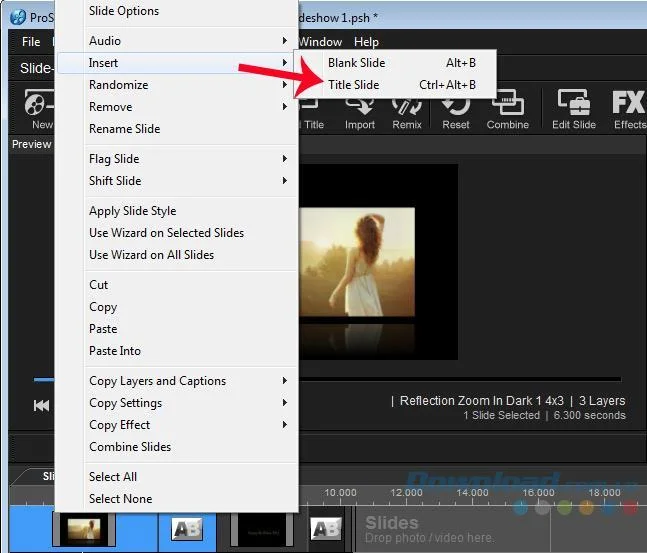 Comment insérer du texte dans des vidéos ProShow Producer