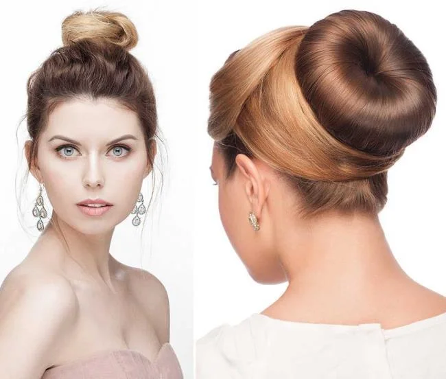 Chignon haut: comment faire?  40 photos et tutoriels