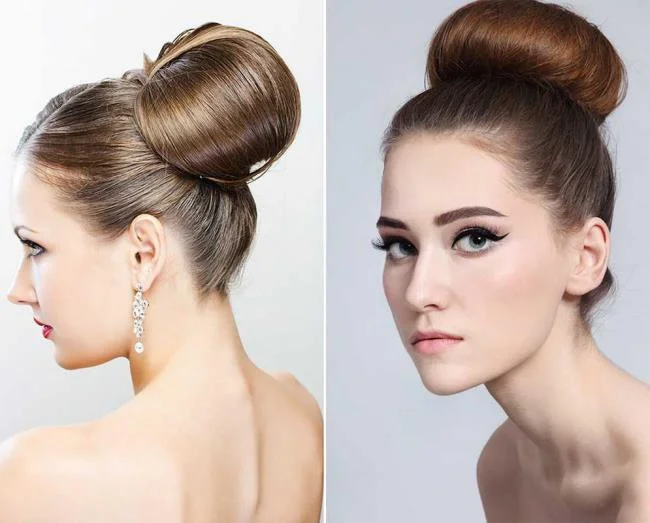 Chignon haut: comment faire?  40 photos et tutoriels