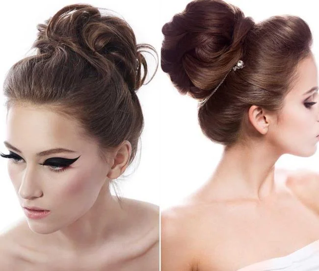 Chignon haut: comment faire?  40 photos et tutoriels