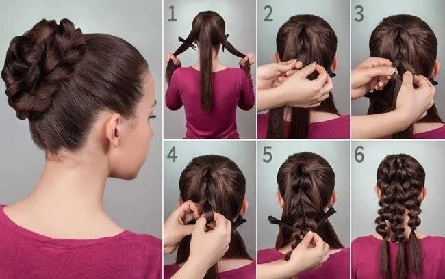 Chignon haut: comment faire?  40 photos et tutoriels