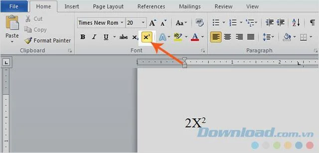 Instructions pour écrire des formules chimiques sur Microsoft Word